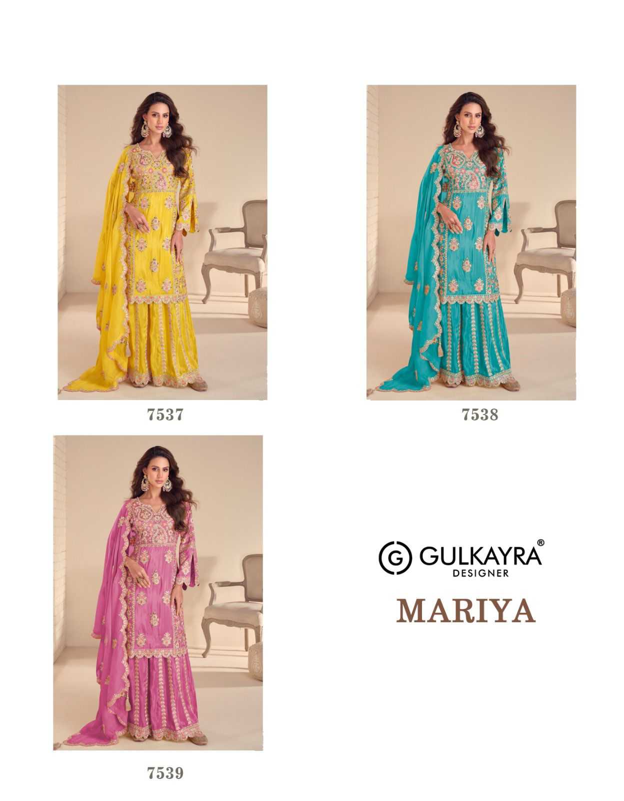 Simar silk  Embroidery Designer Suits Collections